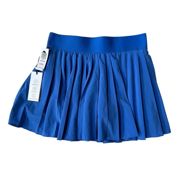 NWT Aritzia TNAction Tennis Pro Skirt Cali Blue XS Pleated Athletic Skort - Picture 5 of 11
